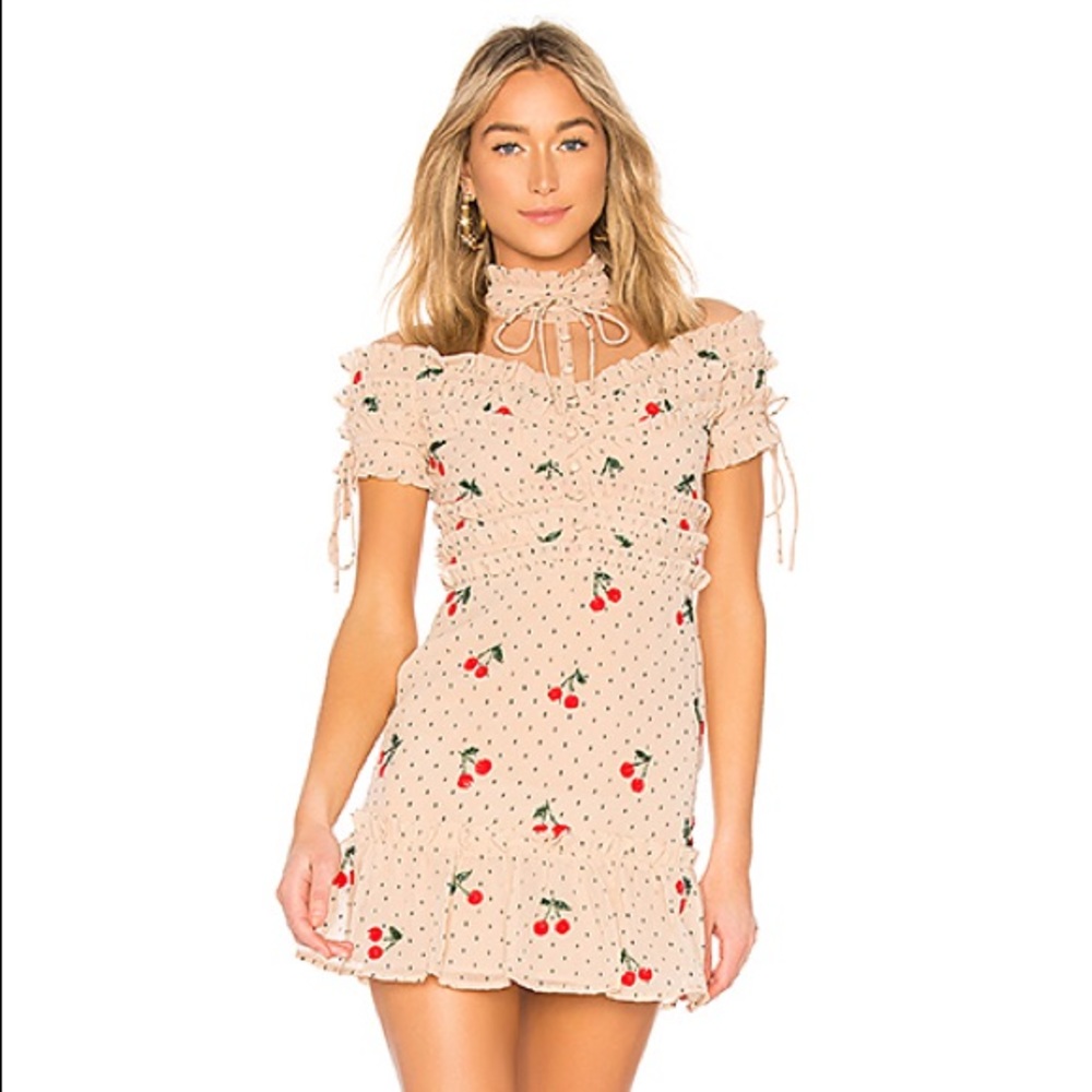 Nbd cherry dress revolve